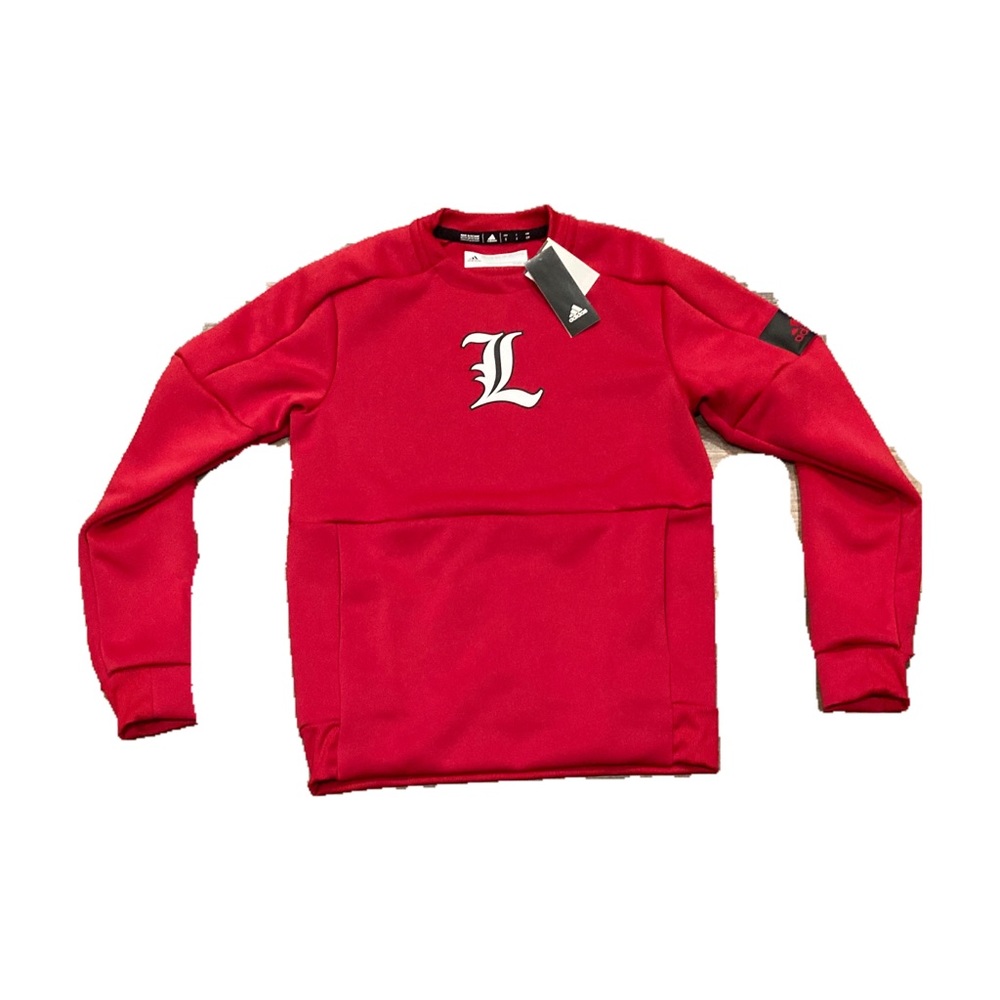 Louisville‎ Cardinals Adidas Crew Sweatshirt Small